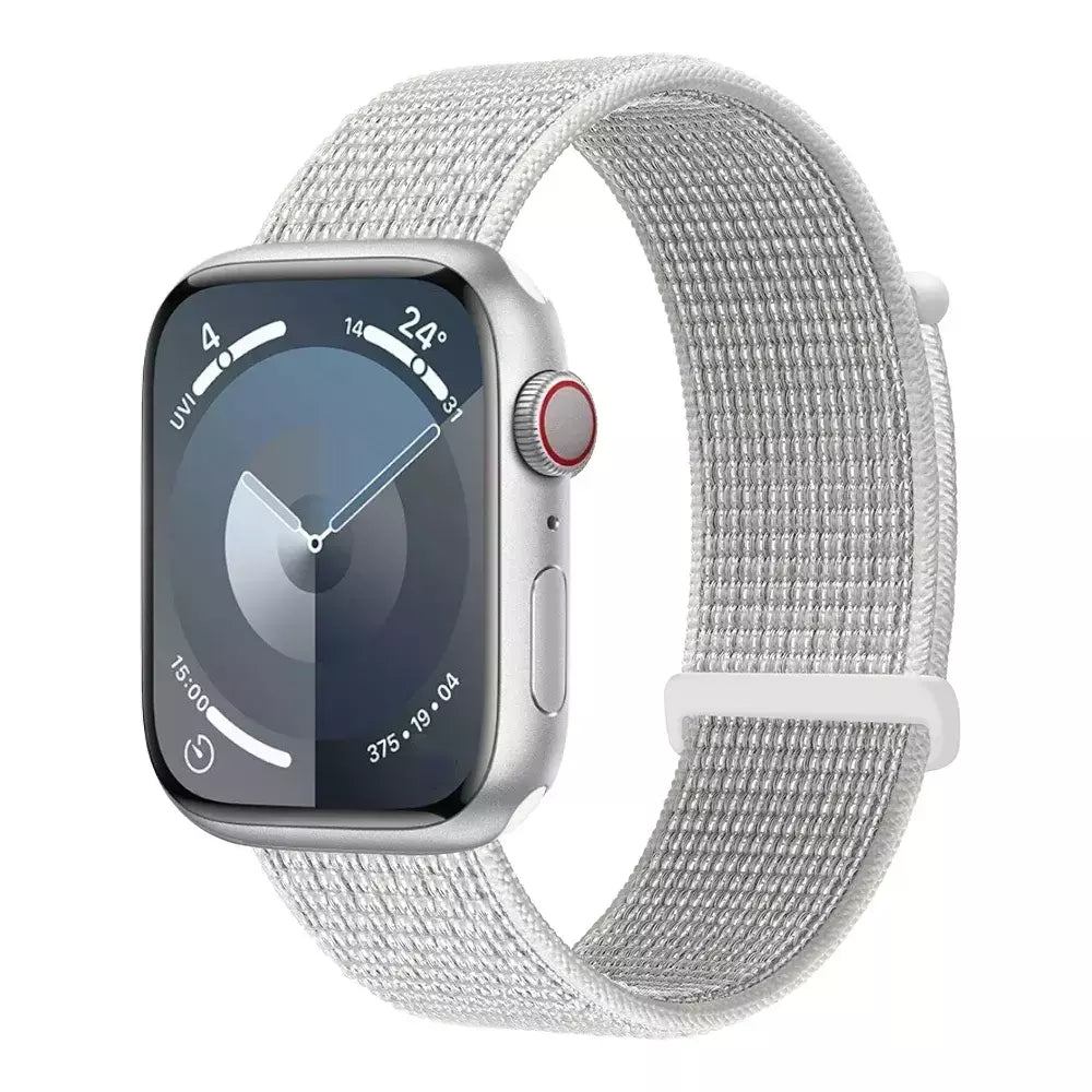 Pulseira de Nylon Respirável para Apple Watch, Alça de Substituição, Ultra 2 1, 49mm, Série 9, 8, 7, 6, 5, 4, 3, SE, 44mm, 45mm, 41 milímetros, 44 milímetros