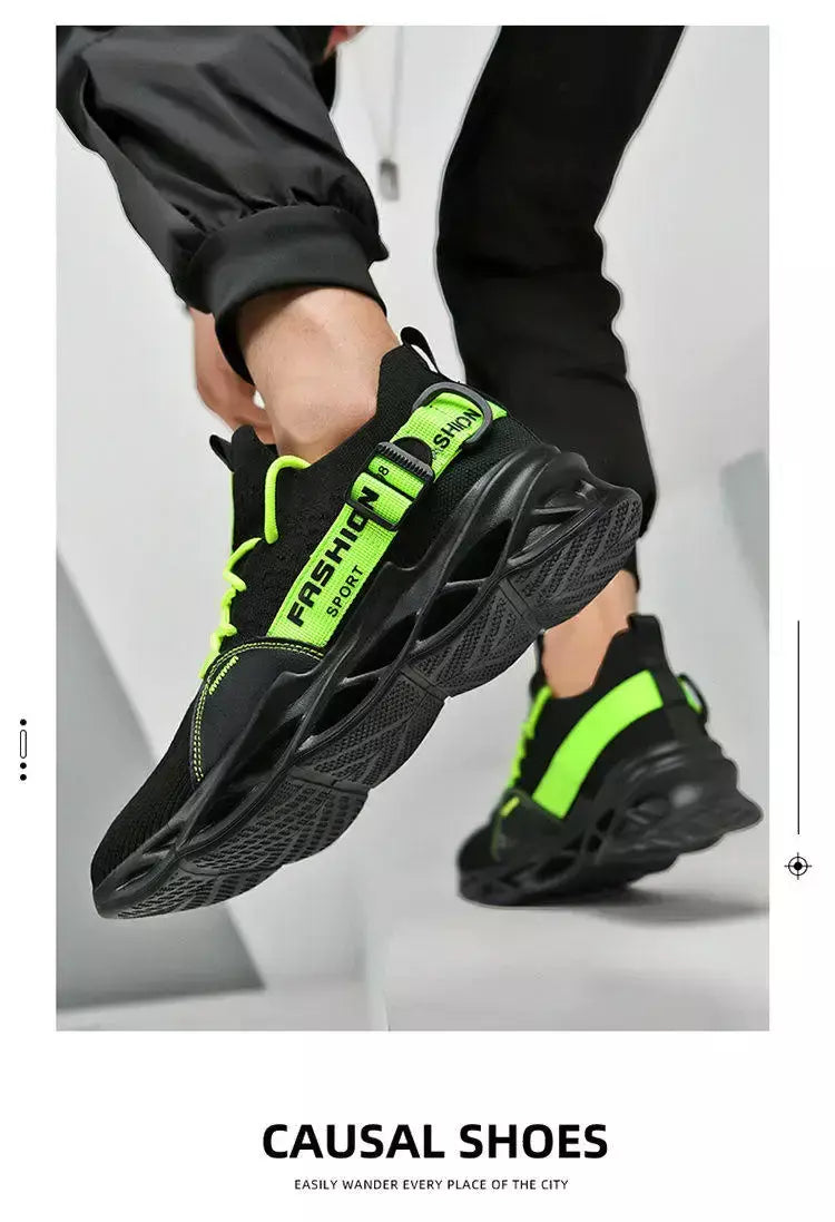 Venda quente moda roxo tênis casuais das mulheres dos homens lâmina tênis de corrida tamanho grande 48 luz respirável sapatos esportivos masculino malha tênis