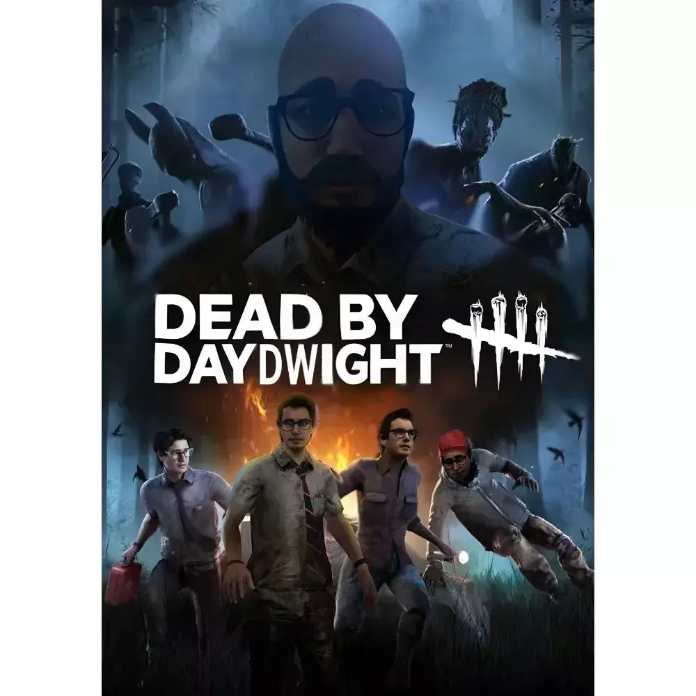 Jogo d-dead by d-daylight horror aterrorizante cartaz pegajoso impressão de arte de parede à prova dwaterproof água casa sala de estar barra decoração estética