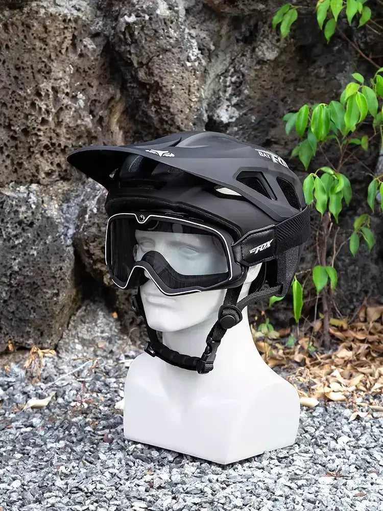Batfox capacete de bicicleta mtb ajustável, leve, respirável, forro confortável, esportes ao ar livre, chapéu seguro para homens e mulheres, capacete de ciclismo