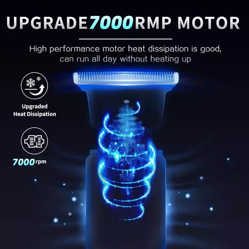 2024 barbeador elétrico profissional para homens navalha para homens cortador de barba aparador barbeiro máquina de barbear t9 máquina de cortar cabelo dropshipping