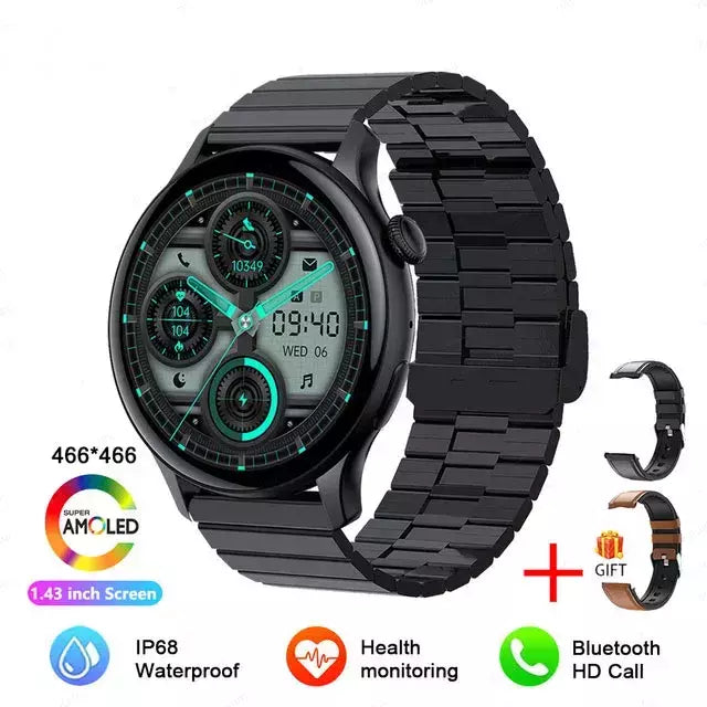 NFC Smartwatch para Mulheres, Tela HD, Rastreador de Saúde, Esportes, Voz, Chamada Bluetooth, Huawei, Xiaomi, Senhoras, Novo, 466x466, 2022