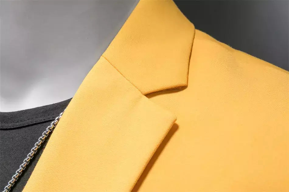 Blazer Casual de Negócios Masculino, Jaqueta Monocromática, Casacos Oversize, Smoking Masculino, Roupas de Marca, Roupas de Trabalho, Plus Size M-6XL