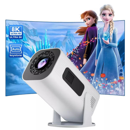 Salange P330W Mini Projetor Android 11 280 ANSI 4K 8K 1080P Wifi6 BT5.0 Projetor portátil de cinema em casa Android/IOS Video Theater