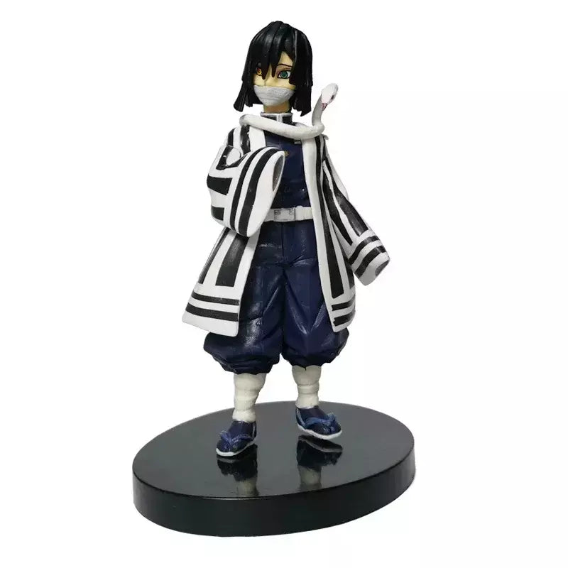 Anime figura demônio slayer figuras kimetsu não yaiba boneca tanjiro nezuko zenitsu estatueta inosuke guerreiro figura de ação modelo brinquedos