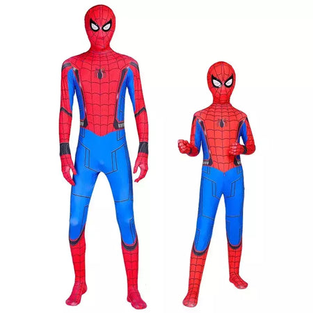 Crianças super-herói spiderman cosplay traje homem de ferro pantera negra zentai macacão bodysuit trajes de festa de halloween para meninos meninas