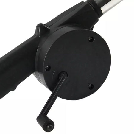 Ventilador de churrasco ao ar livre ventilador de ar de manivela portátil churrasqueira fogo fole ferramentas piquenique acampamento acessórios churrasco