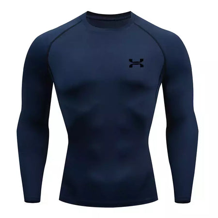 Camisa respirável Rashguard de compressão masculina, ajuste seco, camiseta esportiva MMA Fitness Gym, camisa de corrida, alta qualidade