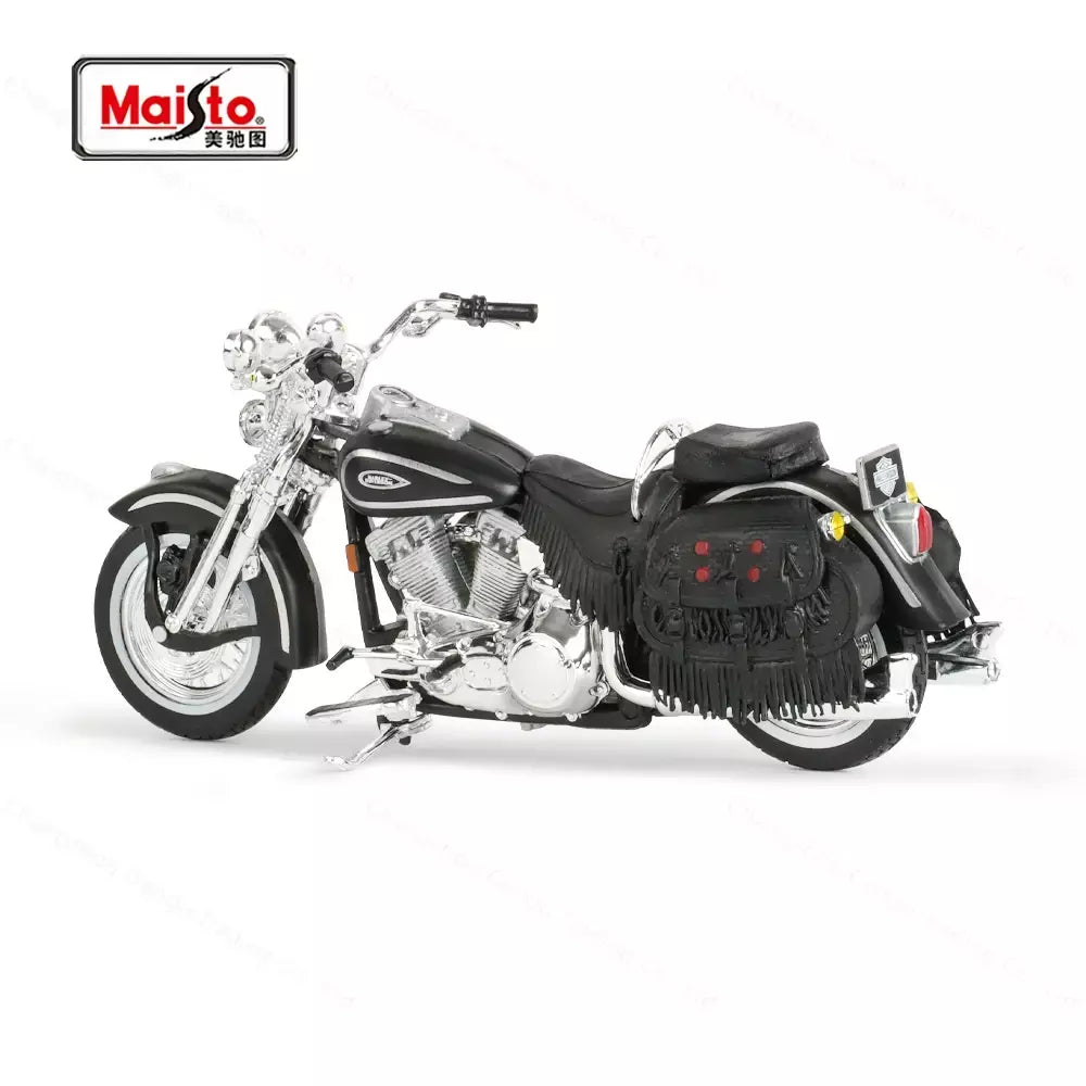 Maisto 1:18 Harley-Davidson 1999 FLSTS Heritage Softall Springer Vermelho Die Cast Veículos Colecionáveis Hobbies Modelo de Motocicleta Brinquedos