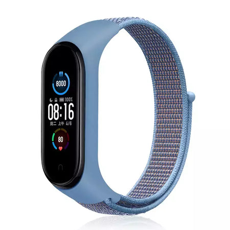 Correia de nylon para Xiaomi Mi Band, pulseira esportiva confortável, pulseira para Mi Band 7, 6, 5, 4, 3