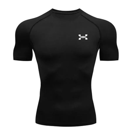 Camisa respirável Rashguard de compressão masculina, ajuste seco, camiseta esportiva MMA Fitness Gym, camisa de corrida, alta qualidade