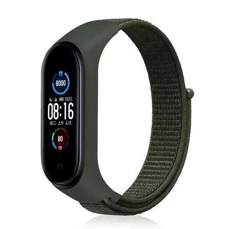 Correia de nylon para Xiaomi Mi Band, pulseira esportiva confortável, pulseira para Mi Band 7, 6, 5, 4, 3