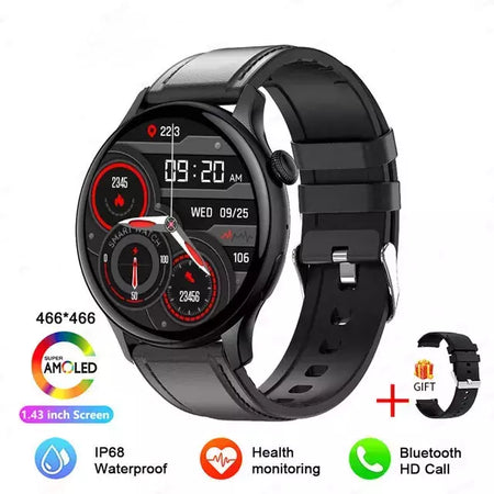 NFC Smartwatch para Mulheres, Tela HD, Rastreador de Saúde, Esportes, Voz, Chamada Bluetooth, Huawei, Xiaomi, Senhoras, Novo, 466x466, 2022