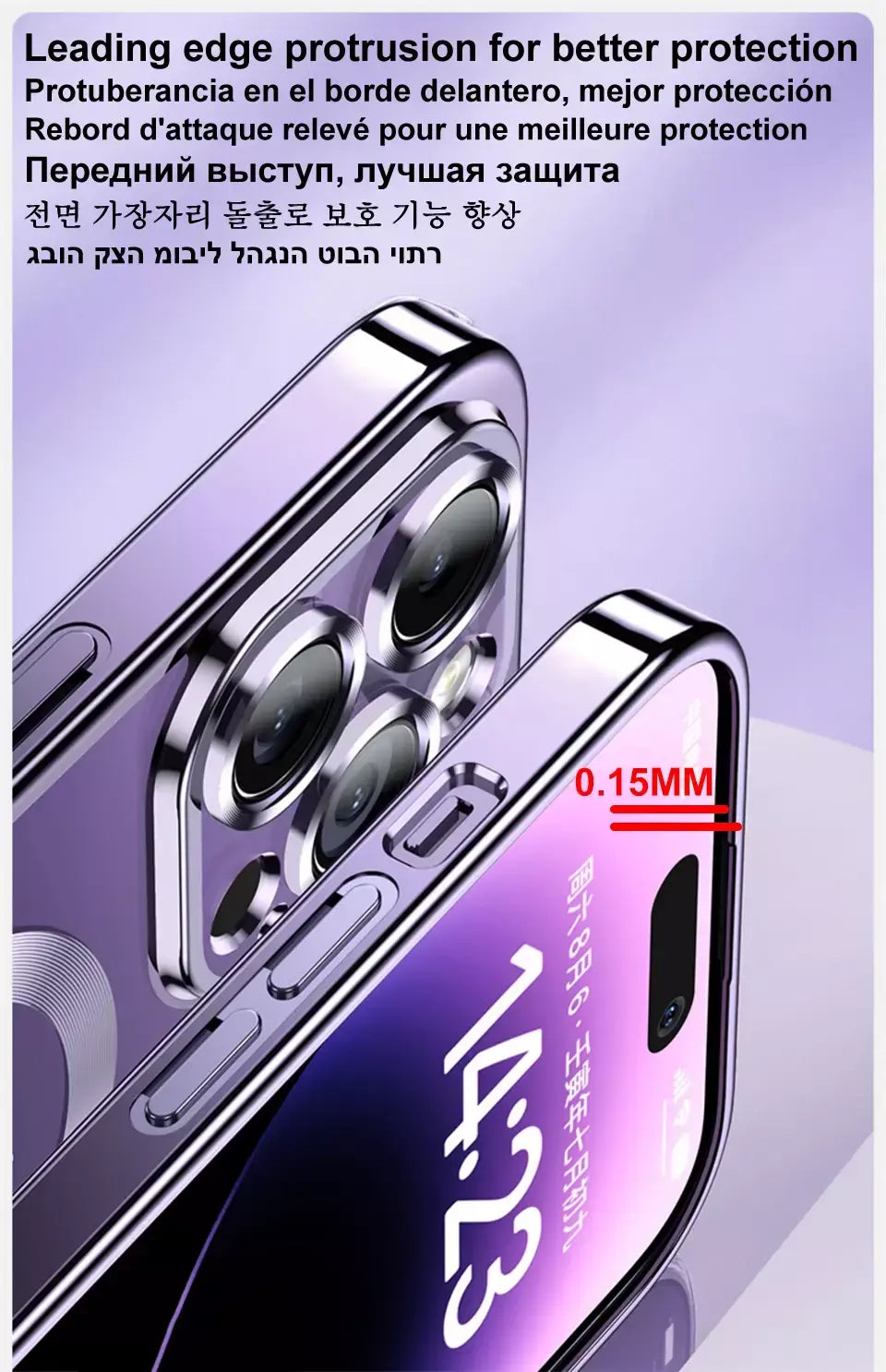 Capa revestida magnética para iphone 17 air 15 16 14 13 12 11 pro max protetor de lente de câmera de vidro para magsafe capa de carregador sem fio