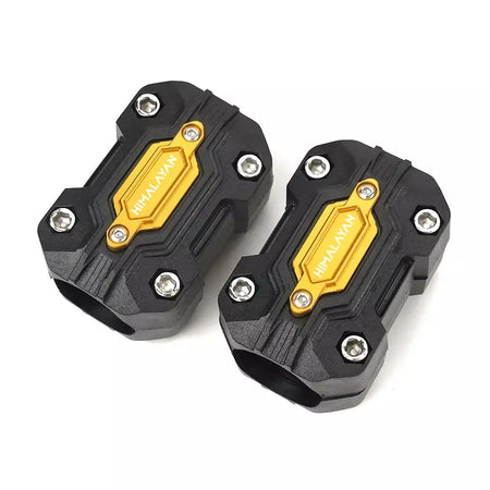 Para royal enfield himalayan 450 411 400 acessórios guarda motor da motocicleta pára-choques proteção guarnição guarda blocos tampas da válvula do pneu