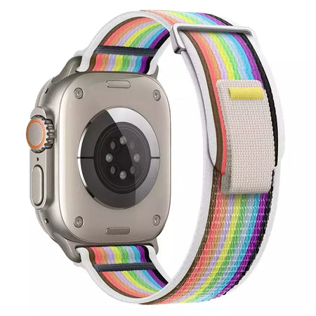 Pulseira Esportiva Trail Loop para Apple Watch, Pulseira de Nylon, Ultra 2, 49mm, Série 9, 8, 7, 45mm, 41mm, iWatch 6, 5, 4, 3, SE, 44 milímetros, 40 milímetros, 42 milímetros