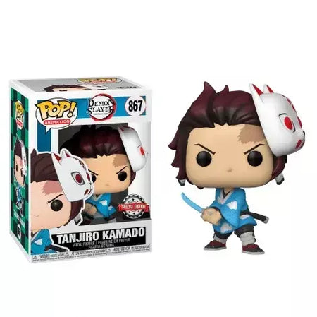 Funko Pop Demon Slayer Nezuko Kamado 868 # Mitsuri Kanroji 1306 # Inosuke Hashibira 875 # Tanjiro Kamado 867 # Enmu 1158 # Brinquedos modelo