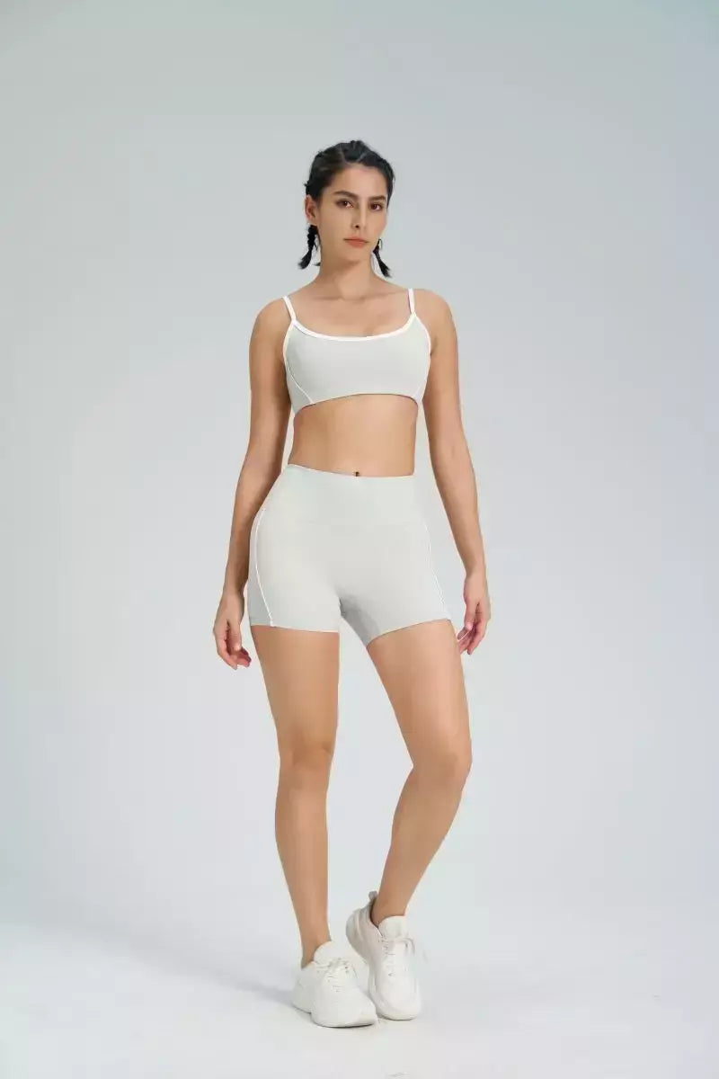 Terno de Yoga Patchwork de duas peças para mulheres, cintura alta Flare Leggings, roupas de treino Fitness Sportswear agasalho