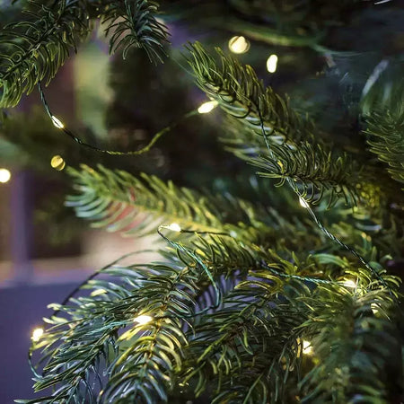 Impermeável Fairy String Lights com controle remoto, guirlanda de Natal, decoração ao ar livre, árvore, rua, casamento, festa, 1pc, 500 LED, 1000LED