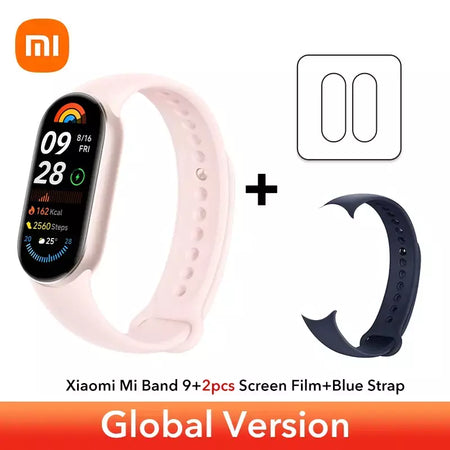 Versão global xiaomi banda inteligente 9 1.62 display amoled spo2 monitoramento 21 dias de vida útil da bateria mais de 150 modos esportivos smartband