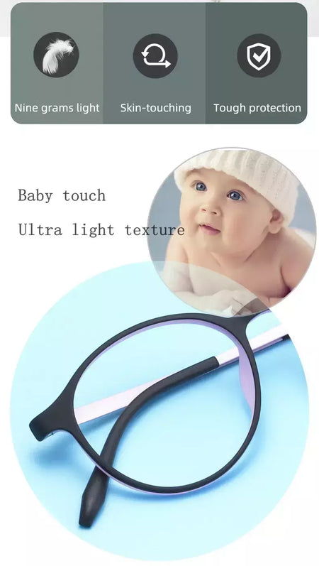 Óculos de leitura ultraleves de liga de titânio para homens e mulheres, luz redonda anti azul, óculos retrô de presbiopia, TR90 0 + 100 + 150 + 250
