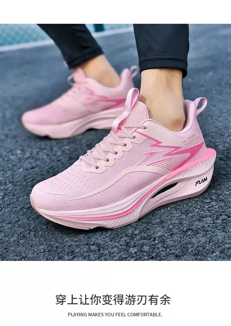 Sapatos esportivos de alta qualidade para homens plataforma casual tênis de corrida treinador respirável caminhada sapatos de basquete feminino confortável