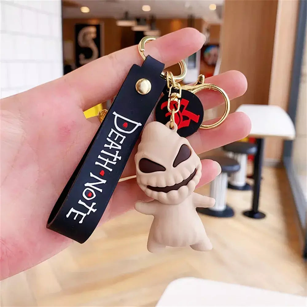 Disney pesadelo antes do natal chaveiro personagem aterrorizante figuras dos desenhos animados bonito chave pingente mochila decorações brinquedo presente