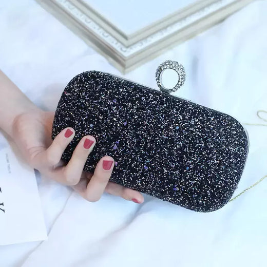 Evening Pink Clutch Purse Mulheres Bling Lantejoulas Bolsas 2023 Novo Designer De Moda Saco De Telefone De Luxo Crossbody Pequeno Saco De Designer