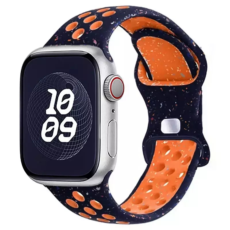 Correia Desportiva Respirável para Apple Watch, Band, Correa, iWatch Series 8, SE, 7, 6, 5, 9 Ultra, 44mm, 49mm, 45mm, 40mm, 41 milímetros, 38 milímetros, 42 milímetros