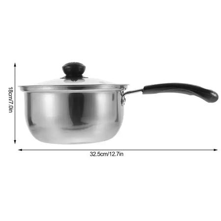 Design de tampa com panela pequena panelas de cozinha panela de sopa universal de aço inoxidável para fogão de indução e fogão a gás