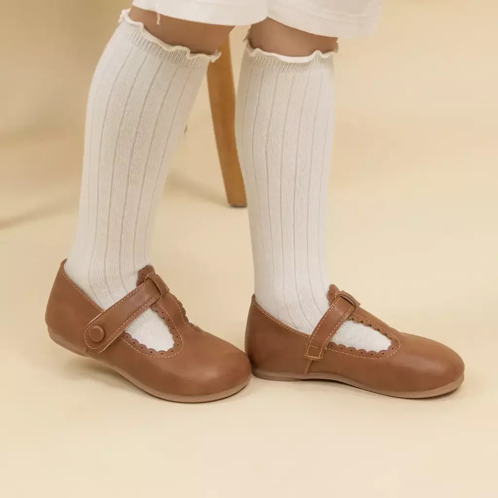 Kidsun criança menina mary jane vestido sapatos ballet apartamentos para crianças menina festa escola sapatos bowknot princesa sapatos