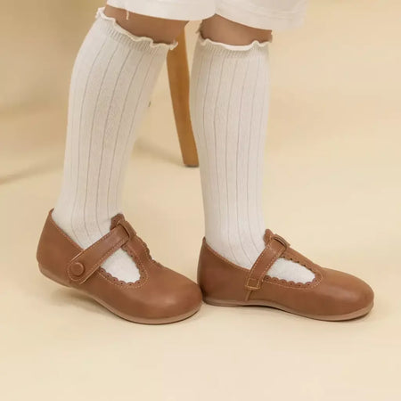 Kidsun criança menina mary jane vestido sapatos ballet apartamentos para crianças menina festa escola sapatos bowknot princesa sapatos