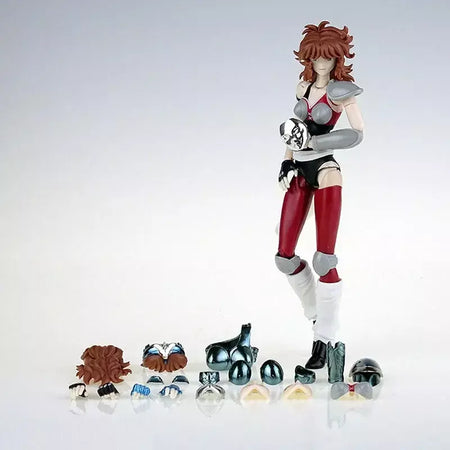 GoodTony/GT Saint Seiya Mito Pano EX Athena Saori Kido Águia Marin Ophiuchus Shaina Prata Cavaleiros do Zodíaco Figura de ação