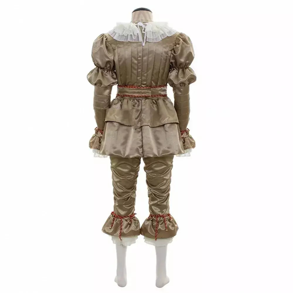 Anime noite palhaço coringa adulto pennywise cosplay traje halloween palhaço stephen king masculino feminino cos ternos roupa uniforme festa