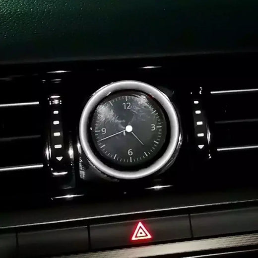 Liga de alumínio decoração anel guarnição capa para volkswagen passat b8 cc 2016-2021 painel centro relógio, acessórios interiores do carro