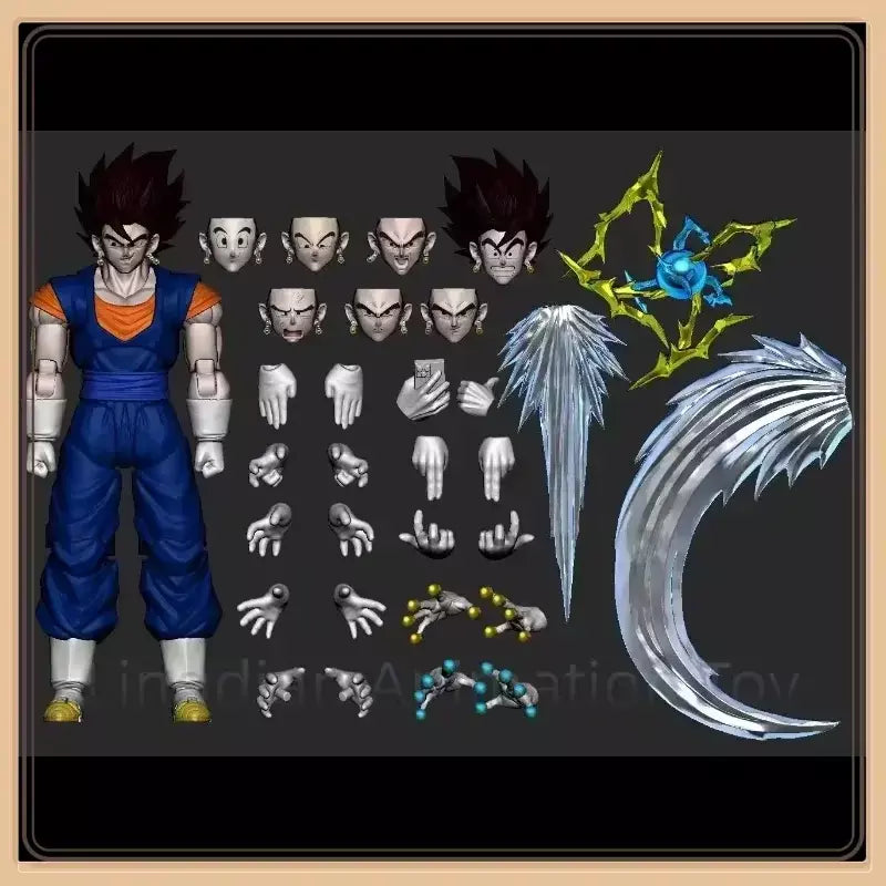 Em estoque brinquedo oc dragon ball shf super saiyan ssj vegito filho goku vegeta filho gohan troncos pvc anime figura de ação modelo coletor