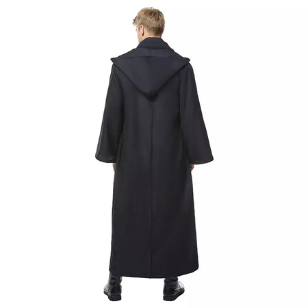 Manto de Halloween para homens adultos, Cosplay Jedi, Traje Brown Walker, Uniforme Fantasia Preto TUNIC, Terno de Festa Carnaval, Robe Outfit