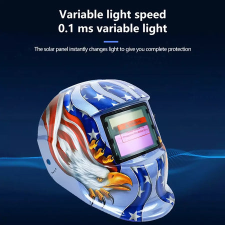 Airj capacete de soldagem escurecimento automático máscara de soldagem para tig mig arco soldador máquina grande vista cor verdadeira DIN9-13 93*42mm visão