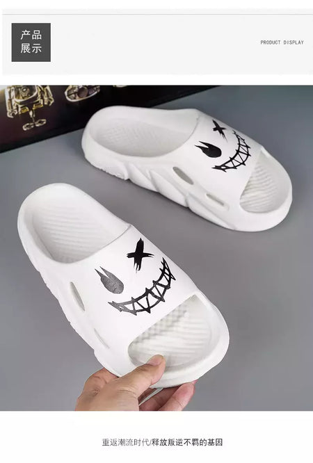 Sandálias antiderrapantes clássicas masculinas, chinelos confortáveis ao ar livre, sapatos macios de EVA, moda jovem, verão, venda quente