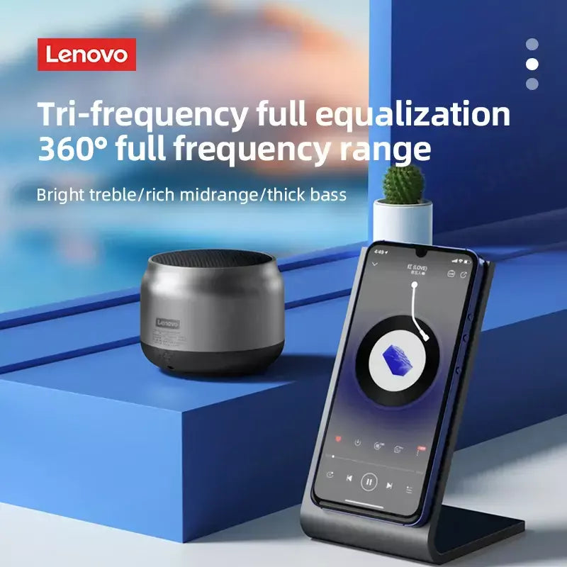 100% original lenovo k30 portátil de alta fidelidade bluetooth sem fio alto-falante à prova dwaterproof água usb ao ar livre música surround caixa baixo microfone