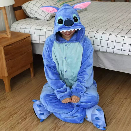 Mulheres e homens Ponto Animal Onesies, Pijama com capuz dos desenhos animados, Trajes de Halloween, Natal Onesie, adultos, Kigurumi