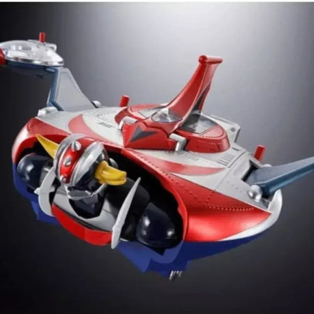 Bandai genuíno chogoku granxer & spazer ufo conjunto 1975 réplica anime figura de ação modelo colecionável estátua brinquedo ornamento presente