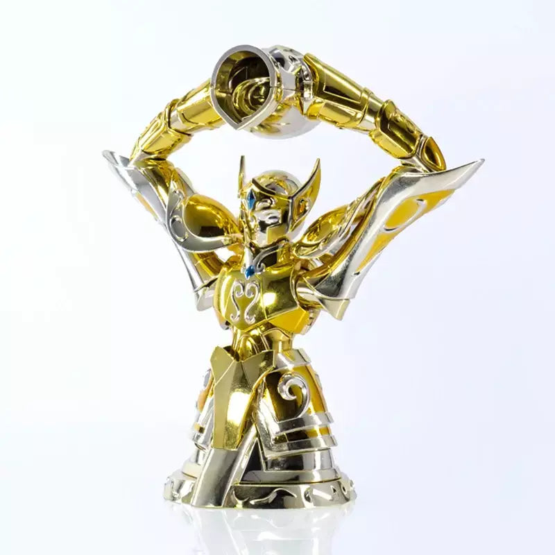 CS Modelo Saint Seiya Mito Pano EX Aquarius Camus Totem/Objeto Ouro Cavaleiros do Zodíaco Figura de ação em estoque