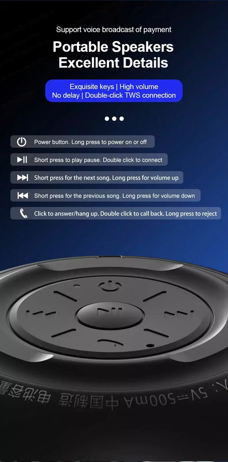 Escolha lenovo k3 pro reprodutor de áudio alto-falante 5.0 portátil bluetooth alto-falante estéreo surround sem fio bluetooth alto-falantes
