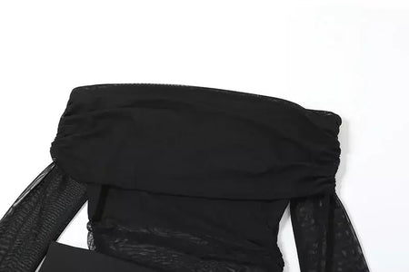 Oco sexy vestido longo feminino um ombro malha transparente festa noite vestido de malha verão moda cor sólida maxi vestidos