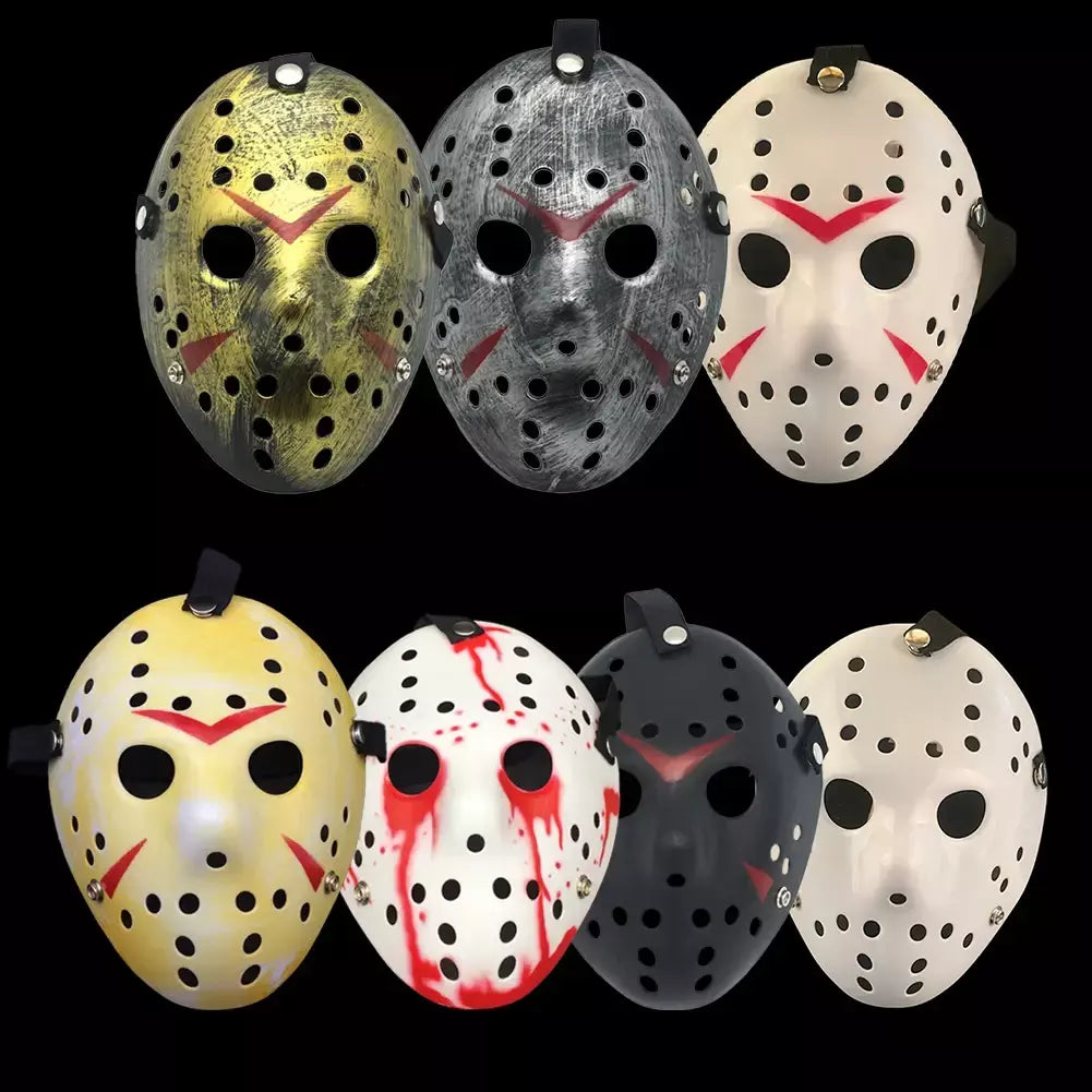 1 Pçs/lote Black Friday NO.13 Jason Máscara Voorhees Freddy Hockey Festival Festa Halloween Masquerade Máscaras Acessórios de Festa