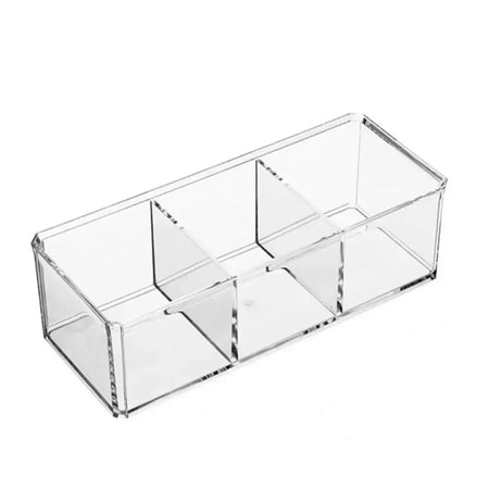 Transparente Acrílico Tea Bag Organizador, Caixa de armazenamento, classificar e organizar, Sala Prateleiras, 22*8.5*5.5 cm