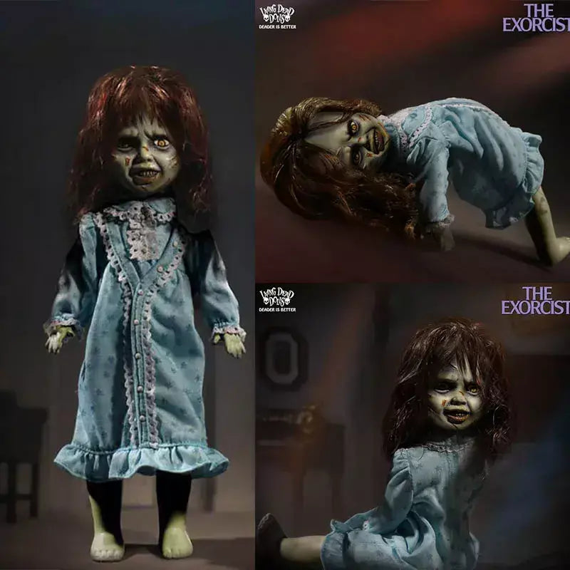 30cm mezco horror vivo morto bonecas figura o exorcista conjunta móvel figura pvc modelo dos desenhos animados figura brinquedo presentes de aniversário