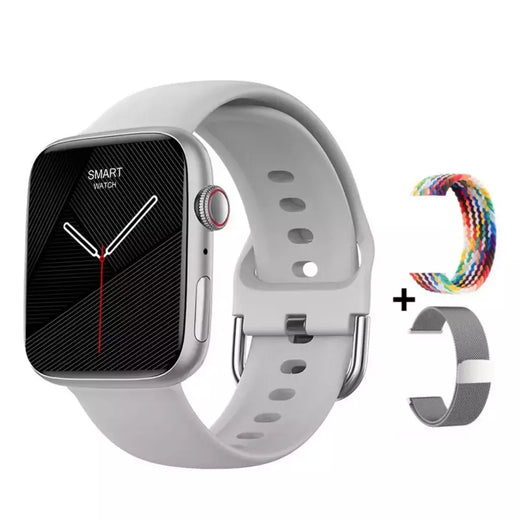 Smartwatch de carregamento sem fio para homens e mulheres, chamadas Bluetooth, pulseira de fitness, relógio personalizado, novo, 2022