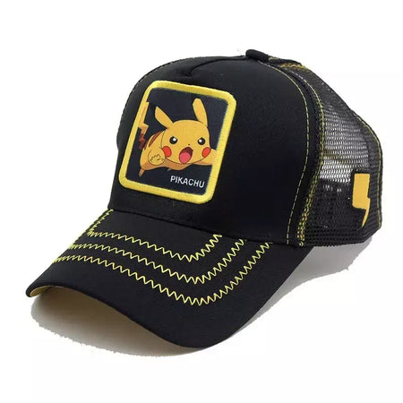 Anime figura pokemon boné de beisebol pikachu chapéu ajustável pokemon cosplay hip hop dos desenhos animados chapéus adultos menino menina crianças presentes aniversário